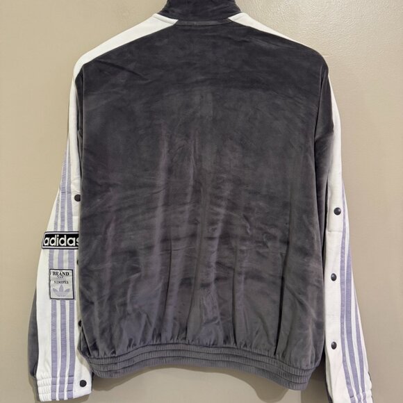 Adidas Originals Adibreak Velour TT Track Top Jacket Breakaway Womens M IW5585 - Picture 6 of 11